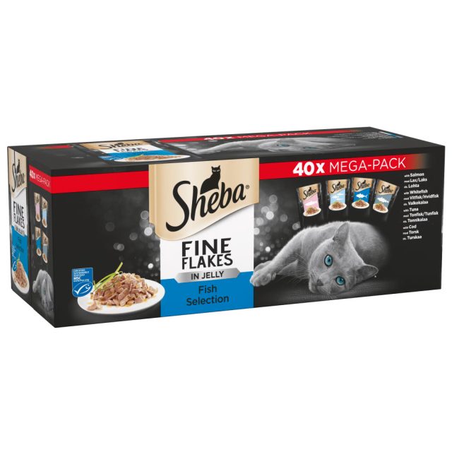 Sheba Fine Flakes in Jelly - Fish (85g) - Image 2