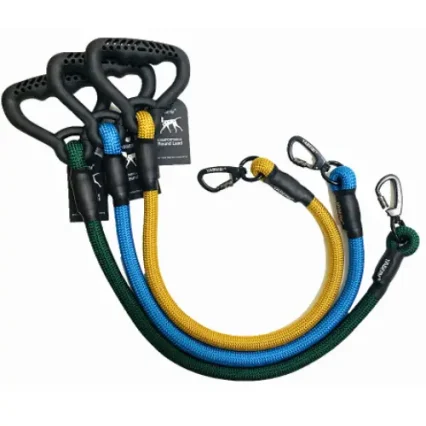 Yabeibi Pure Color Round Leash with Handle