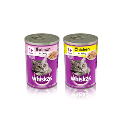 Whiskas Jelly Tin (400 GM) - Assorted Flavors