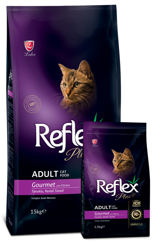 Reflex Plus Adult Cat Food Gourmet With Chicken - Image 2