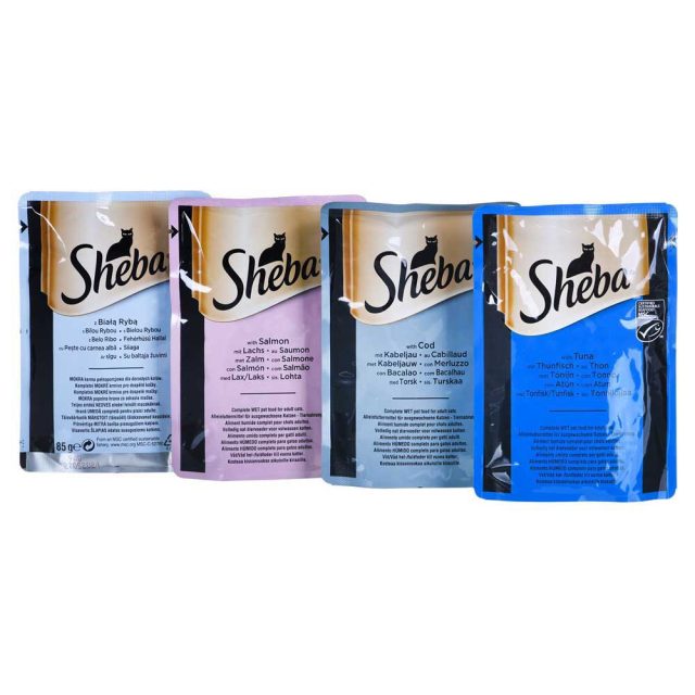 Sheba Fine Flakes in Jelly - Fish (85g)