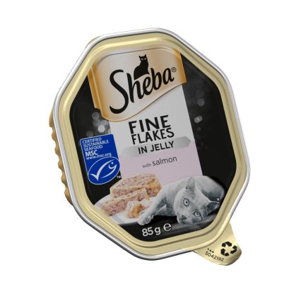 Sheba Fine Flakes in Jelly with Salmon 85g