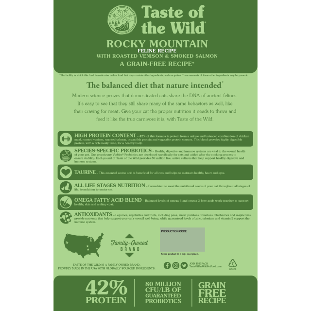 Taste Of The Wild - Rocky Mountain Cat Food - Image 2
